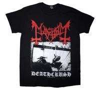 Mayhem Deathcrush Uomo T-Shirt Nero M 100% Cotone Regular