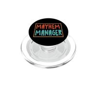 Mayhem Manager Regalo Divertente Mamma Papà Famiglia PopSockets PopGrip per MagSafe