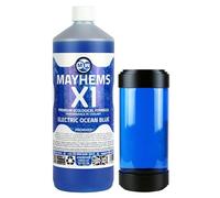 Mayhems - X1 refrigerante premiscelato per PC - fluido per raffreddamento ad acqua per computer - serie ecologica, UV, 1 litro, electric ocean blue (blu)