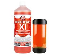 Mayhems - X1 refrigerante premiscelato per PC - fluido per raffreddamento ad acqua per computer - serie ecologica, UV, 1 litro, neon sunset orange (arancia)