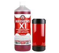 Mayhems - X1 refrigerante premiscelato per PC - fluido per raffreddamento ad acqua per computer - serie ecologica, UV, 1 litro, candy apple red (rosso)
