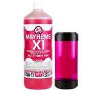 Mayhems - X1 refrigerante premiscelato per PC - fluido per raffreddamento ad acqua per computer - serie ecologica, UV, 1 litro, hot cherry pink (rosa)
