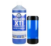 Mayhems - XT1 refrigerante premiscelato per PC - Fluido per Raffreddamento ad Acqua per Computer - Serie di Prestazioni Termiche, UV, 1 litro, Electric Ocean Blue (Blu)
