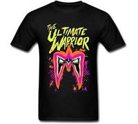 MAYIJIA Ultimate Warrior Men's Black T-Shirt Unisex Cotton Tee XXL