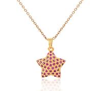 MAYIYAHO Collana Stella di Colore Oro in Acciaio Inossidabile per Le Donne Verde Viola Blu Zirconia Catena Gioielli di Moda