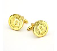 MAYIYAHO Gemelli da Uomo Classici Fashion Business Banchetto Abito da Sera Camicie francesi Bottoni Accessori Uomo Regali Gemelli Bit-Coin