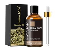 MAYJAM Olio Essenziale Di Sandalo 30ml, Olio Di Sandalo Per Diffusore, Umidificatore, Fai Da Te, Casa, Guardaroba