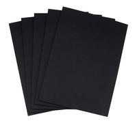 MAYJOYDIY 100 confezione di Copertine per Rilegatura di Presentazione Nere Da 0.3mm Carta Effetto Pelle Da 29.7x21cm Formato A4 non Perforate per Documenti Aziendali Relazioni Proposte Ufficio