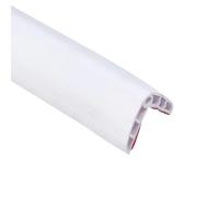 MAYJOYDIY 2 protezioni angolari in gomma da parete, 1 m x 3,6 cm, autoadesive, anti collisione, per mobili, camino, tavolo, casa e ufficio, bianco