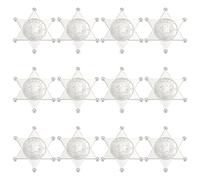 MAYJOYDIY Distintivo dello sceriffo, Plastica