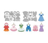 MAYJOYDIY Fustelle in metallo a forma di vestito da principessa, stencil per goffratura, scrapbooking, per fai da te, creazione di biglietti, album e decorazioni natalizie