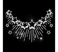 MAYJOYDIY Toppa termoadesiva a trasferimento termico con strass a forma di stelle, decorazione fai da te per magliette, cappelli, giacche, indumenti, borse, decorazioni fai da te
