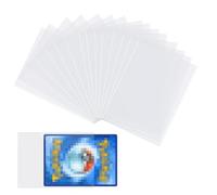 Maykafay Buste Proteggi Carte,300 Card Sleeves, Bustine Protettiv 66 * 91mm,Trasparente Tasche Vuote per Varie Carte da Collezione