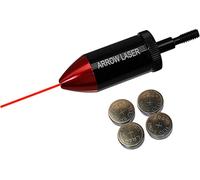 MAYMOC 16MM Balestra per tiro con l'arco Freccia Red Bore Sighter Tool Filettature su frecce con 2 set di batterie