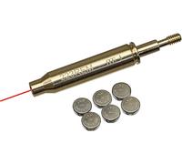 MAYMOC 223REM Balestra per tiro con l'arco Freccia Red Bore Sighter Tool Thread su frecce con 2 set di batterie