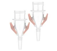 Maymom Adattatori per sacchetti per latte materno a collo stretto di terza generazione compatibili con pompe Medela (tutte), pompe Ameda selezionate per essere compatibili con le borse per il latte materno Lansinoh e Nuk