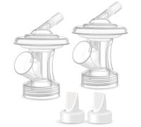 Maymom connettore valvola Compatibile con Medela Pump in Style MaxFlow Freestyle Flex Swing Maxi Sonata e Freestyle; ricambio compatibile per connettore PersonalFit Flex