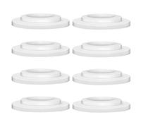 Maymom Dischi di Tenuta Compatibili con Tappi per Biberon Lansinoh e Biberon Momma, Ricambi Compatibili per Tiralatte Lansinoh Signature Pro, Smartpump e Manuale (8 pezzi)