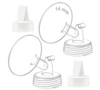 Maymom Flangia da 14 mm con Valvola Duckbill, Compatibili con Spectra S1, S2 e Spectra 9 Plus - Parti per Tiralatte, Non Originali