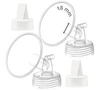 Maymom Flangia da 18 mm con Valvola Duckbill, Compatibili con Spectra S1, S2 e Spectra 9 Plus - Parti per Tiralatte, Non Originali