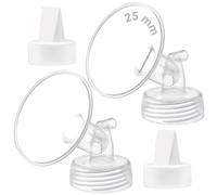 Maymom Flangia da 25 mm e valvola a becco d'anatra compatibile con Spectra S1 S2 S9 Plus Non Originale Spectra Pompa Parti Sostituire S2 Pompa Parti Flangia Duckbill Valve