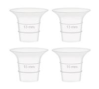 Maymom Inserti per flange 13 e 15 mm - Compatibili con tiralatte Elvie singolo/doppio elettrico e coppa indossabile Elvie Stride 24 mm - Ricambi non originali