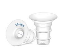 Maymom Inserti per Flangia 10 mm Compatibili con scudi da 24 mm selezionati, inclusi modelli Medela, Spectra e coppe indossabili; riducono il tunnel da 24 mm a 10 mm, 2 Pezzi