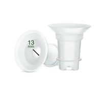 Maymom Inserti per Flangia 13 mm Versione Long, Compatibili con Flange da 24-25 mm per Tiralatte Selezionati, Confezione da 2