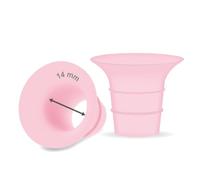 Maymom Inserto per coppa da 14 mm rosa, compatibile con Elvie elettrico singolo/doppio ed Stride con coppa da 24 mm, compatibile con Medela PersonalFit Flex, non originale