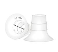 Maymom Inserto per flange 21 mm - Compatibile con Elvie singolo/doppio elettrico e coppa indossabile Elvie Stride 24 mm, compatibile con paracapezzolo Medela PersonalFit Flex, ricambio non originale
