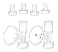 Maymom kit flangia 19 mm e valvola duckbill Compatibile con Ameda Purely Yours e Ultra tiralatte; accessori compatibili
