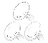 Maymom MyFit Classic/Conical Goldie Pack - Set di 3 misure (13/14/15 mm), compatibile con tiralatte Medela e connettori Maymom base larga o stretta, senza BPA