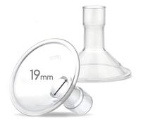 Maymom MyFit Coppe per il Seno, compatibili con Medela pompe toraciche PersonalFit, Freestyle, Harmony, Maxi, Freestyle Flex, collegamento a Maymom largo/stretto, 2 pezzi,Taglia 19 mm