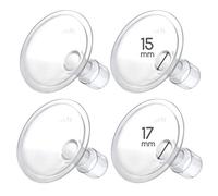 Maymom MyFit - Piastra per pompa a pressione Medela Medela, Harmony, Maxi, Freestyle Flex da 15,17 mm, compatibile con la pompa a pressione Medela personale Medela Freestyle, Harmony, Maxi, Freestyle