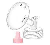 Maymom Parte della pompa compatibile con pompe Spectra/Ameda Luna, Syngery Gold; flangia a bocca larga da 13 mm; flangia spettri non originale; sostituisce Spectra S1 S2, Plus Shield, parti della pompa, accessori