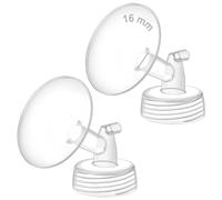 Maymom Parte per Tiralatte a Collo Largo da 16 mm con Flangia, Compatibile conSpectra S1,S2 e Spectra 9 Plus - Non Originale