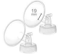 Maymom Parte per Tiralatte a Collo Largo da 19 mm con Flangia, Compatibile con Spectra S1, S2 e 9 Plus