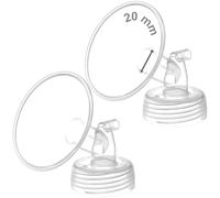 Maymom Parte per Tiralatte a Collo Largo da 20 mm con Flangia, Compatibile con Spectra S1, S2 e Spectra 9 Plus- Non Originale