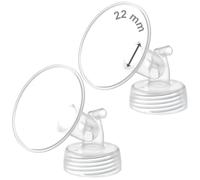Maymom Parte per Tiralatte a Collo Largo da 22 mm con Flangia, Compatibile conSpectra S1, S2 e Spectra 9 Plus- Non Originale