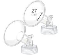 Maymom Parte per Tiralatte a Collo Largo da 27 mm con Flangia, Compatibile con Spectra S1, S2 e Spectra 9 Plus - Non Originale