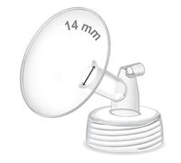 Maymom Parte per Tiralatte con Flangia a Collo Largo da 14 mm, Compatibile con Spectra S1, S2 e Spectra 9 Plus - Non Originale