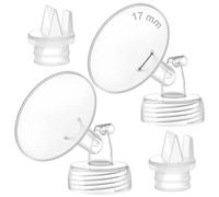 Maymom Parte per Tiralatte con Flangia a Collo Largo da 17 mm e Valvola di 2ª Generazione, Compatibili con Spectra S1, S2, Spectra 9 Plus e Ameda Luna (Synergy Gold) - Non Originali