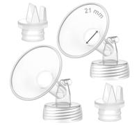 Maymom Parte per Tiralatte con Flangia a Collo Largo da 21 mm e Valvola di 2ª Generazione, Compatibili con Spectra S1, S2, Spectra 9 Plus e Ameda Luna (Synergy Gold) - Non Originali