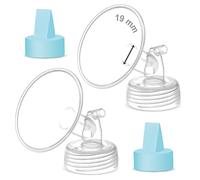 Maymom Parti della pompa a collo largo per pompe Spectra S1/S2; flange a bocca larga inclusa; Flangia spettrale non originale; sostituisce Spectra Shield (flangia 19 mm)