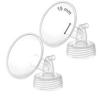 Maymom Parti della pompa a collo largo per pompe Spectra S1/S2; flange a bocca larga inclusa; Flangia spettrale non originale; sostituisce Spectra Shield (19 mm due flange)