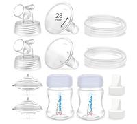 Maymom - Parti per pompa, compatibili con Spectra S2, Spectra S1, flangia a due pezzi 28 mm (scudo separabile e connettore) non originali Spectra Pump Parts Spectra Flange Spectra Bottle Spectra Valve