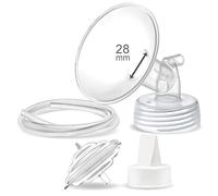 Maymom Parti per Tiralatte Compatibili con Spectra S2 e Spectra S1 - Set con Flangia 28 mm, Valvola, Tubo e Protezione Antiriflusso