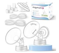 Maymom Parti per Tiralatte Compatibili con Spectra S2, S1 e 9 Plus, Flangia da 19 mm, Valvola, Tubo e Protezione Antiriflusso, Accessori di Ricambio Compatibili