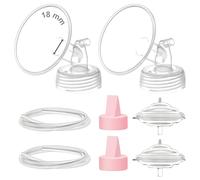 Maymom Parti per Tiralatte Compatibili con Spectra S2, S1 e Spectra 9 Plus - Flangia 18 mm e Valvola a Becco d’Anatra