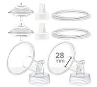 Maymom Parti per Tiralatte Compatibili con Spectra S2, S1 e Spectra 9 Plus, Flangia da 28 mm, Valvola, Tubo e Protezione Antiriflusso, Accessori di Ricambio Compatibili